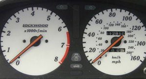 Rover 600 Dials. 160 MPH. Part No. 44T