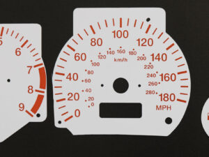 Evolution 4, 5 & 6 Dials. 180MPH / 280 KMH. Part No. 8011