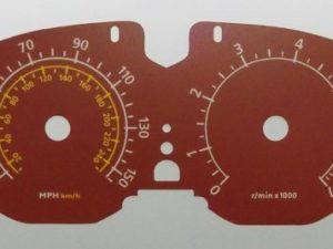 Vogue Mk3 (approx 2002 - onwards). Replacement or Conversion Dial for imported vehicle. Part No. 8224