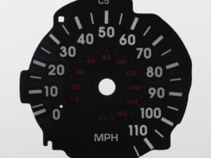 Supra KMH to MPH Conversion Dial for imported vehicle. Part No.C005