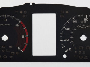 Mitsubishi Pajero / Pajero Sport Diesel models, KMH to MPH Conversion Dial for imported / exported vehicle. Part No. C1739