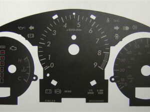 Impreza STi '00 to '05. KMH to MPH Conversion Dial for imported vehicle. Part No. C181
