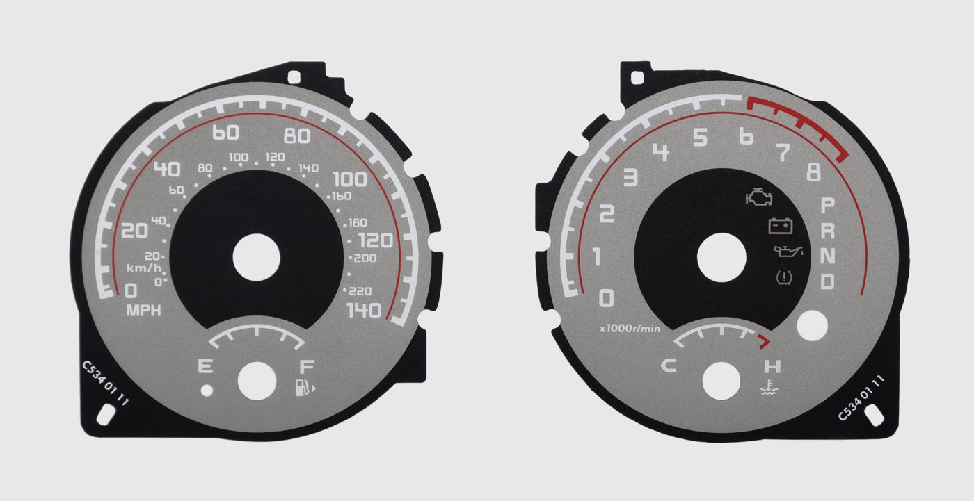 Pajero (2007) KMH to MPH Dial. Part No. C534