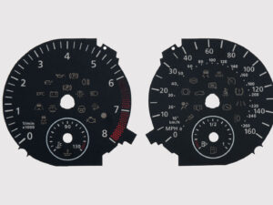 Passat Petrol 2005 - 2015. KMH to MPH Conversion Dial for imported vehicle. Part No. C650