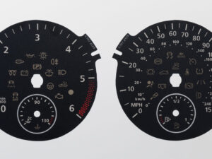 Golf MK6 150MPH / 240KMH Diesel KMH to MPH Conversion Dial for imported vehicle. Part No. C797