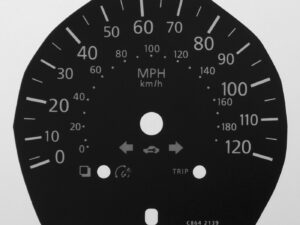 Nissan NV200. KMH to MPH Conversion Dial for imported vehicle. Part No. C864