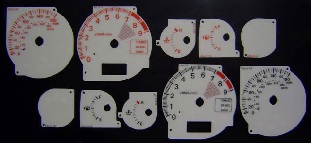 Evolution 7, 8 & 9 white Dials. Part No. 45JJ
