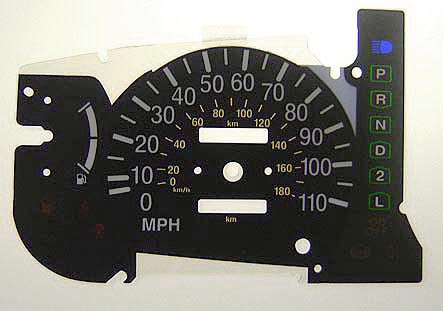 L200 KMH to MPH Conversion Dial for imported vehicle. Part No. C016