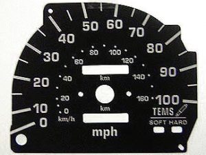 Town-ace. With TEMS. KMH to MPH Conversion Dial for imported vehicle. Part No. C017A