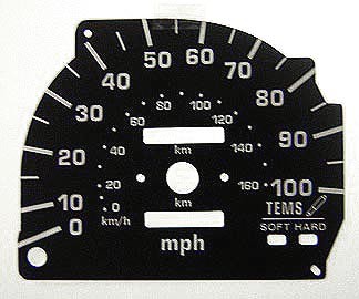 Town-ace. With TEMS. KMH to MPH Conversion Dial for imported vehicle. Part No. C017A
