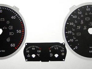 Golf Mk5 and Touran Diesel. 160 MPH. Revs: red line 4500 - 6000. For imported vehicle. Part No. C029