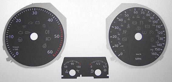 Golf Mk5. Diesel. 160 MPH. Revs: red line 4500 – 6000. For imported vehicle. Part No. C058