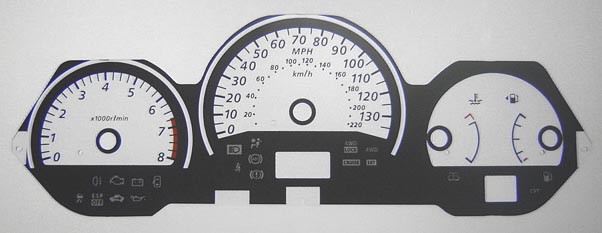 Murano KMH to MPH Conversion Dial for imported vehicle. Part No. C083