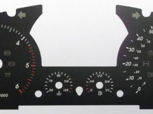 Touareg Diesel. KMH to MPH Conversion Dial for imported vehicle. Part No. C1015