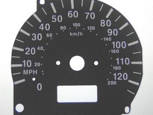Challenger / Pajero. KMH to MPH Conversion Dial for imported vehicle. Part No. C110