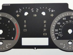 Land Cruiser 2008 on. Kmh to MPH Conversion Dial for imported vehicle. Part No. C1228