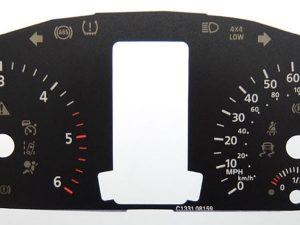 VW Crafter Diesel. KMH to MPH Conversion Dial for imported vehicle. Part No. C1331
