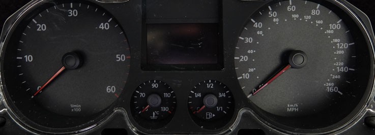 Passat Diesel & Petrol. KMH to MPH Conversion Dial for imported vehicle. Part No. C1337 - Image 4