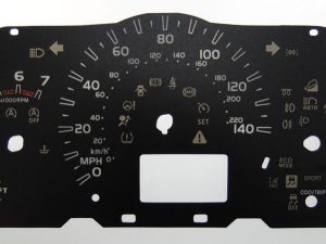 Toyota Rav4. KMH to MPH Conversion Dial for imported vehicle. Part No. C1356