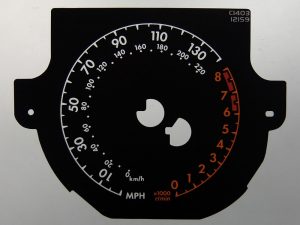 Toyota Urban Cruiser KMH to MPH Conversion Dial for imported vehicle. Part No. C1403