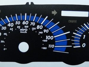 Toyota Estima Petrol model KMH to MPH Conversion Dial for imported / exported vehicle. Part No. C1419
