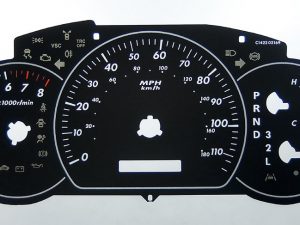 Alphard. KMH to MPH Conversion Dial for imported vehicle. Part No. C1422