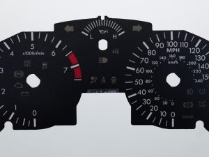 Mazda MX5 Mk3, KMH to MPH Conversion Dial for imported / exported vehicle. Part No. C1472S&S