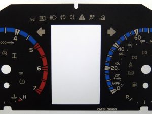 Toyota RAV4 KMH to MPH Conversion Dial for imported / exported vehicle. Part No. C1491