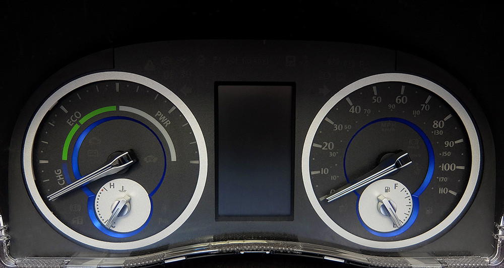 Toyota Alphard Hybrid, KMH to MPH Conversion Dial for imported / exported vehicle. Part No. C1568