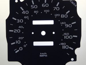 Nissan March, KMH to MPH Conversion Dial for imported / exported vehicle. Part No. C1604