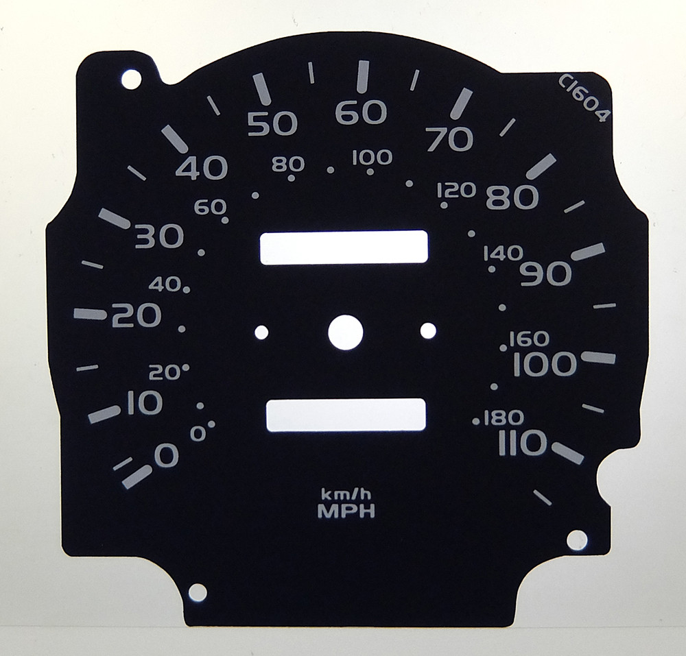 Nissan March, KMH to MPH Conversion Dial for imported / exported vehicle. Part No. C1604