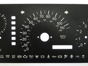Toyota Granvia, Regus, KMH to MPH Conversion Dial for imported / exported vehicle. Part No. C1614