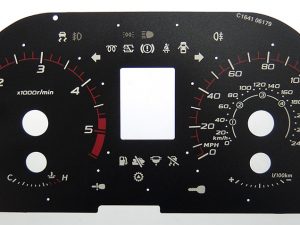 Subaru Forester & Exiga Diesel Models, KMH to MPH Conversion Dial for imported / exported vehicle. Part No. C1641
