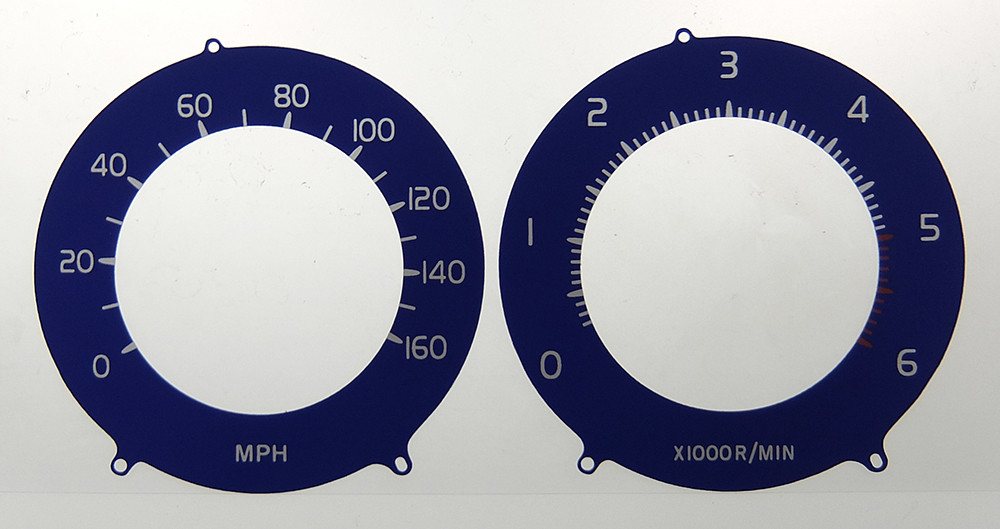 Volvo XC60 and V60 Diesel, KMH to MPH Conversion Dial for imported / exported vehicle. Part No. C1704