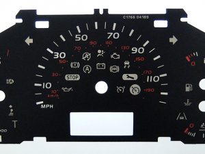 Nissan NV400 & Renault Master and Kangoo KMH to MPH Conversion Dial for imported vehicle. Part No. C1766