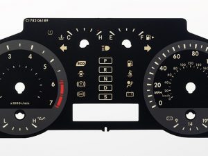 Land Cruiser (Released 2008), KMH to MPH Conversion Dial for imported / exported vehicle. Part No. C1782