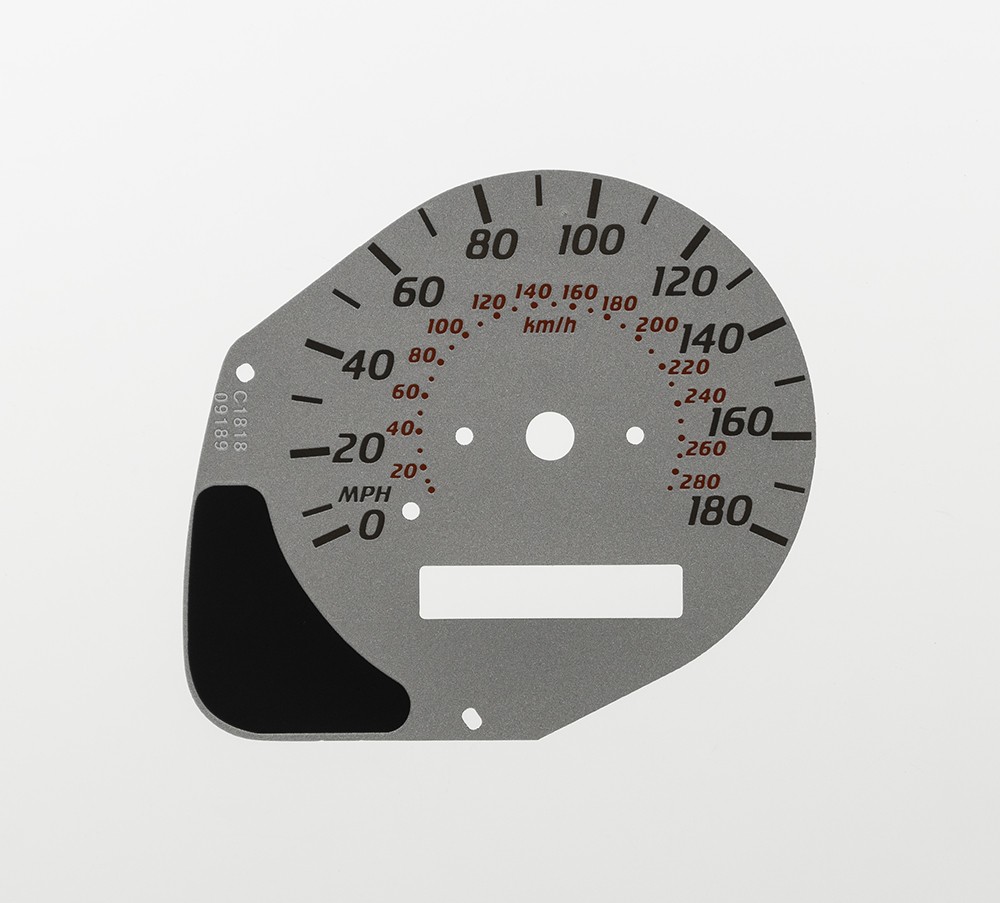 Silvia S15 (200SX), KMH to MPH Conversion Dial for imported / exported vehicle. Part No. C1818
