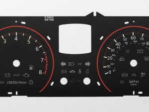 Serena. KMH to MPH Conversion Dial for imported vehicle. Part No. C1823