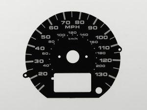 VW Transporter Caravelle, KMH to MPH Conversion Dial for imported / exported vehicle. Part No. C1825