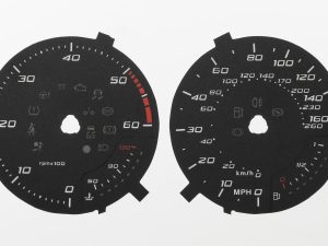 Seat Ateca & Leon Diesel Models, KMH to MPH Conversion Dial for imported / exported vehicle. Part No. C1867