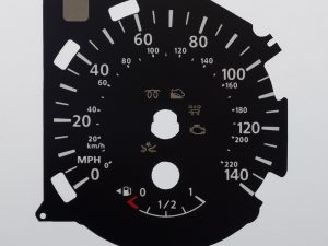 Nissan Micra KMH to MPH Conversion Dial for imported / exported vehicle. Part No. C1899