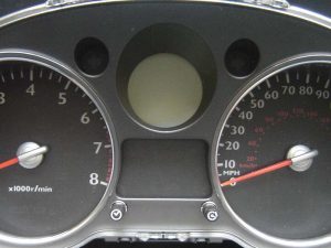 X-Trail, Qashqai 2008 Dial. KMH to MPH Conversion Dial for imported vehicle (Petrol). Part No. C189