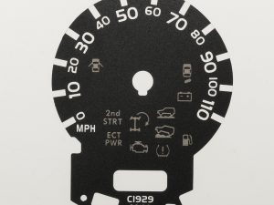 Land Cruiser KMH to MPH Conversion Dial for imported / exported vehicle. Part No. C1929