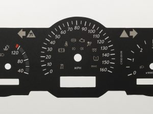 Mercedes C Class KMH to MPH Conversion Dial for imported / exported vehicle. Part No. C1930