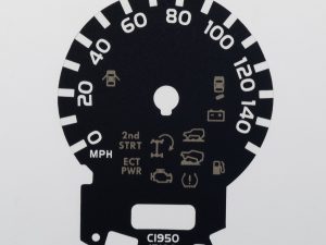 Land Cruiser KMH to MPH Conversion Dial for imported / exported vehicle. Part No. C1950