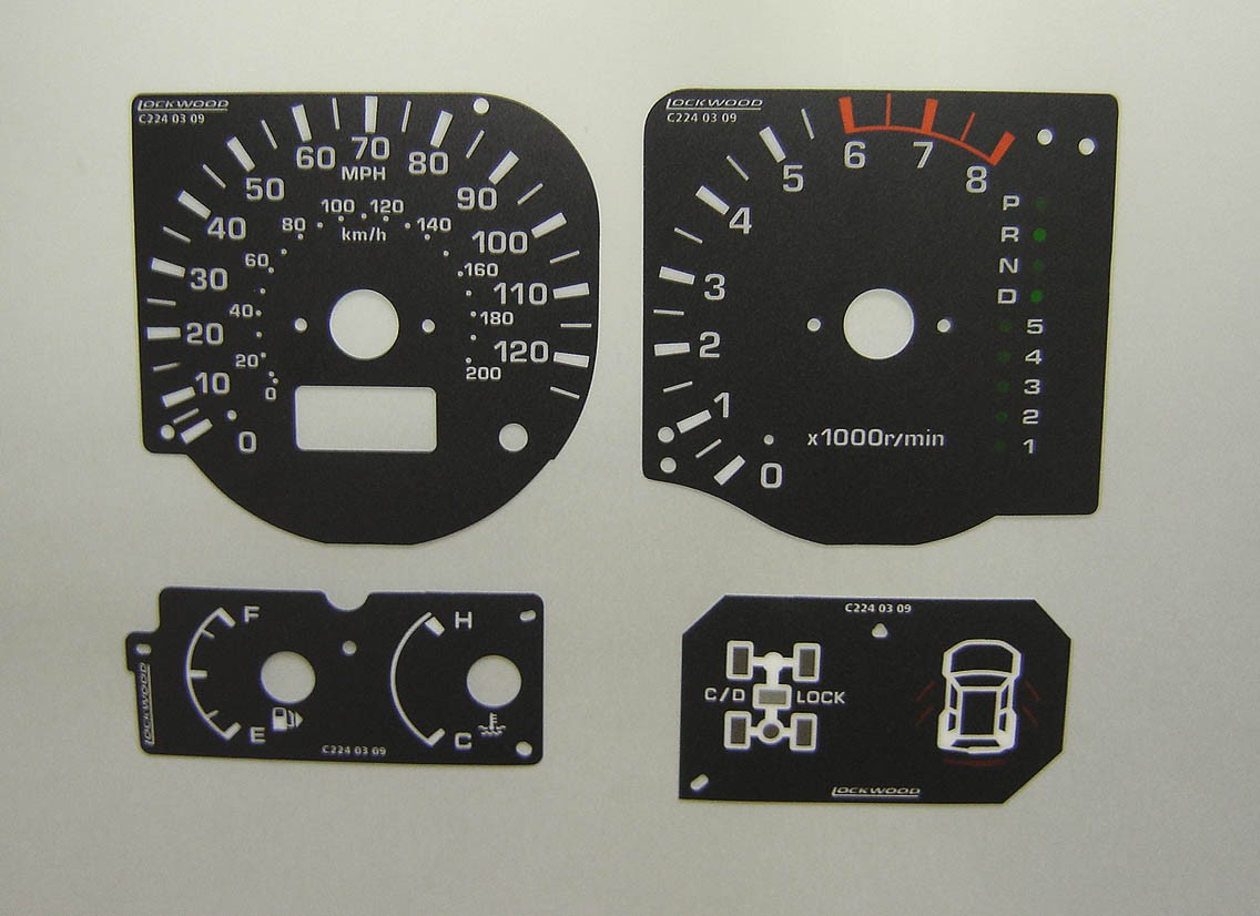 Montero (Pajero/ Shogun) MPH Speedo Face. Part No. C224
