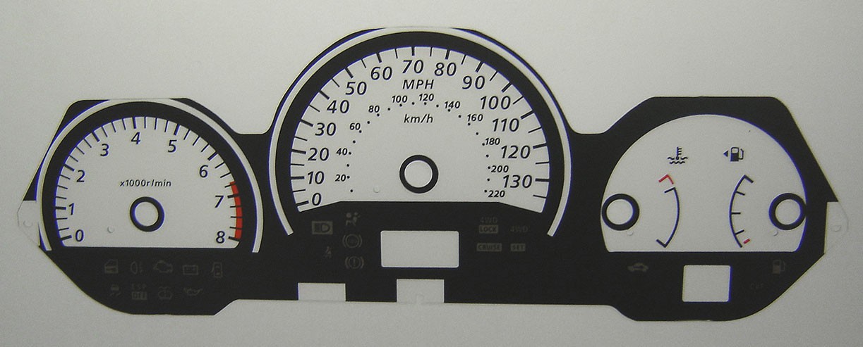 Murano KMH to MPH Conversion Dial for imported vehicle. Part No. C273
