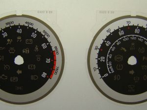 Vauxhall Insignia (Petrol). KMH to MPH Conversion Dial for imported vehicle. Part No. C322