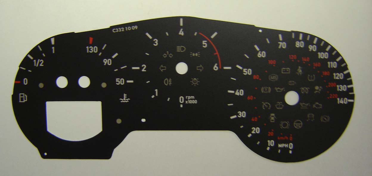 Altea and Leon Diesel Dials. Part No. C332