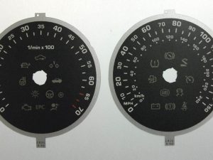 Octavia MK2 (04-09 approx) 240Kmh to 150MPH Conversion Dials. Part No. C426